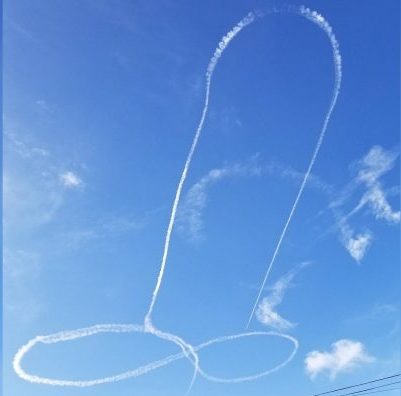 U.S. Navy pilot in trouble after pilot drawing penis in the sky