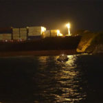 Iranian containership runs aground off Hong Kong