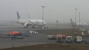 Bad weather disrupts local flights