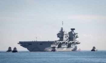Britain's new £3 billion warship has a leak