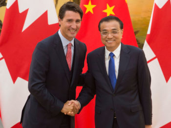China and Canada sign trade agreements