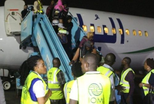 Another set 180 repatriated Nigerian migrants from Libya arrive Lagos
