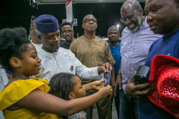 Osinbajo selling fuel _2