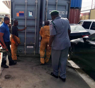 Camouflage, umbrellas found in container seized at Tin Can port, says Police