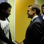 Ahead of UK summit, Macron visits migrants in port of Calais