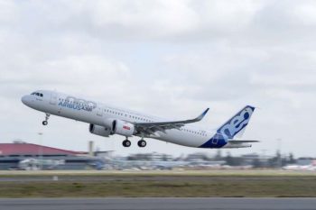 Airbus A321LR long-range jet takes maiden flight