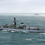Britain-frigate-escorts-Russian-ships-through-English-Channel