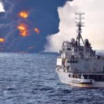Burning Iranian ship sinks in East China Sea