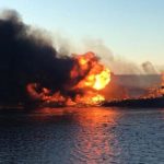 Female passenger dies as fire engulfs boat off Florida
