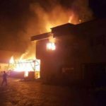 Fire guts clearing agents’ offices at Tin Can 