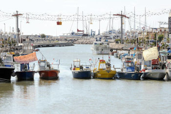 French Fishermen blockage