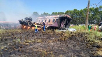 South Africa train crash