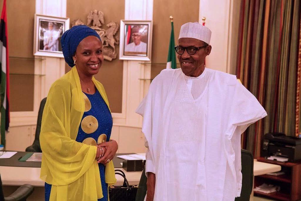 PHOTO: NPA MD, Hadiza Bala Usman visits Buhari