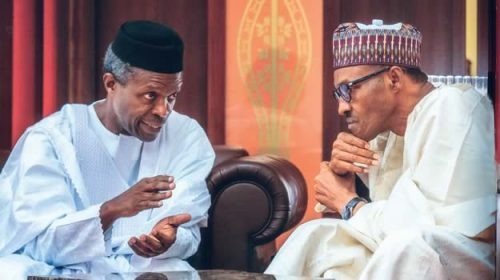 Presidency confirms Osinbajo as Buhari’s running mate in 2019