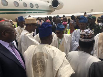 PHOTOS: Buhari arrives Yola