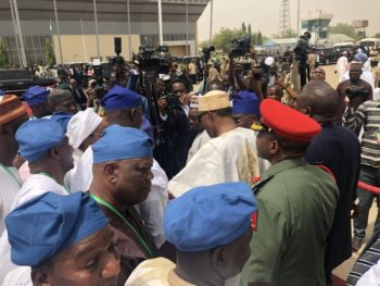PHOTOS: Buhari arrives Yola