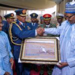 Buhari inaugurates made in Nigeria drone_