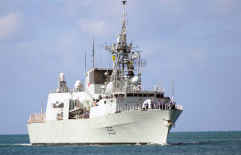 Canadian Navy ship spills nearly 8,000 gallons of fuel oil 
