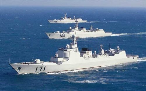 U.S. Navy ships transit through Taiwan Strait as China kicks