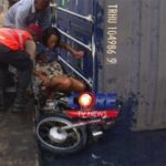 Boy, three others killed as container falls on Okada