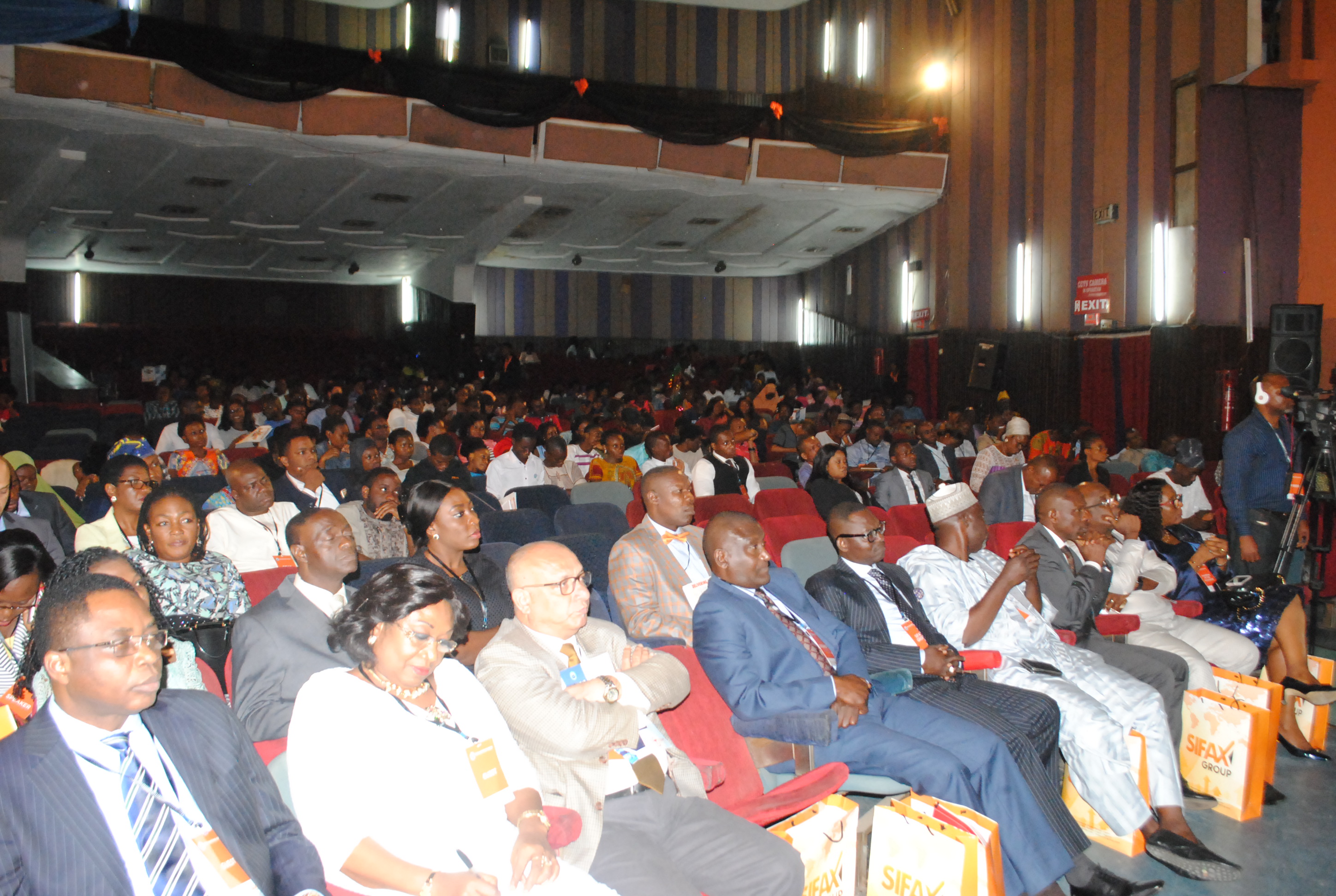 Cross section of student participants at the event