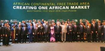 40 African countries sign free trade agreement in Rwanda