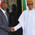 Liberia’s President George Weah meets Buhari