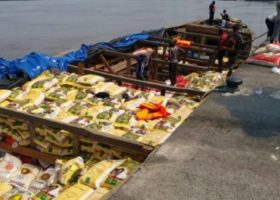 Navy seizes 3,574 bags of smuggled rice in Calabar