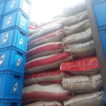 Smuggled bags of rice concealed with crates of beer intercepted by Customs