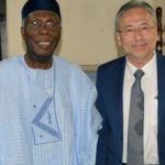 The Minister of Agriculture, Audu Ogbeh and the Ambassador of Thailand to Nigeria, Wattana Kunwongse