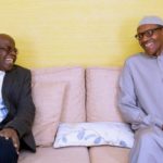 PHOTO: Tinubu visits Buhari in London