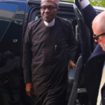 PHOTOS: Dangote, governors, PDP lawmaker visit Buhari in US
