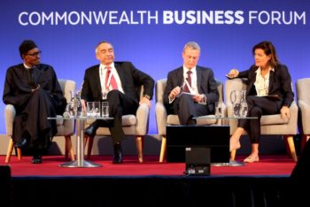 Buhari at Commomwealth Business Forum