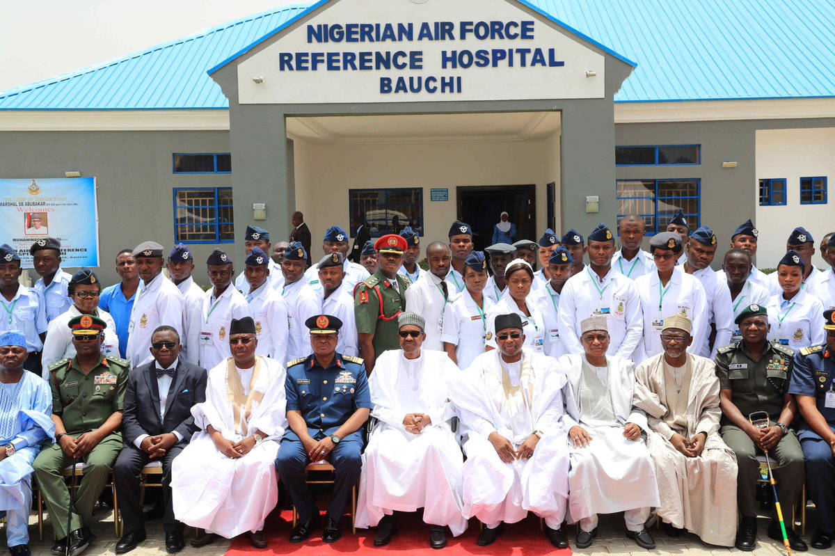 Buhari commissions NAF Reference Hospital in Bauchi