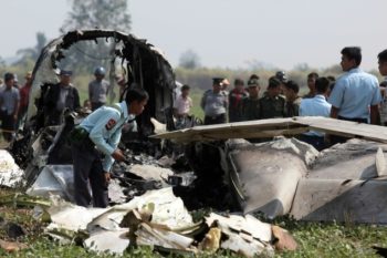 Myanmar military plane crash kills pilot