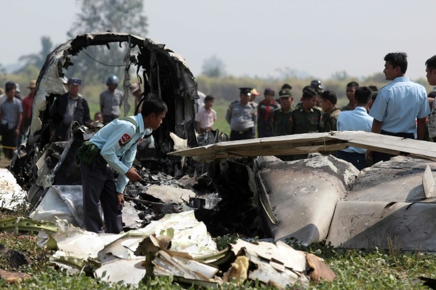 Myanmar military plane crash kills pilot - Ships & Ports