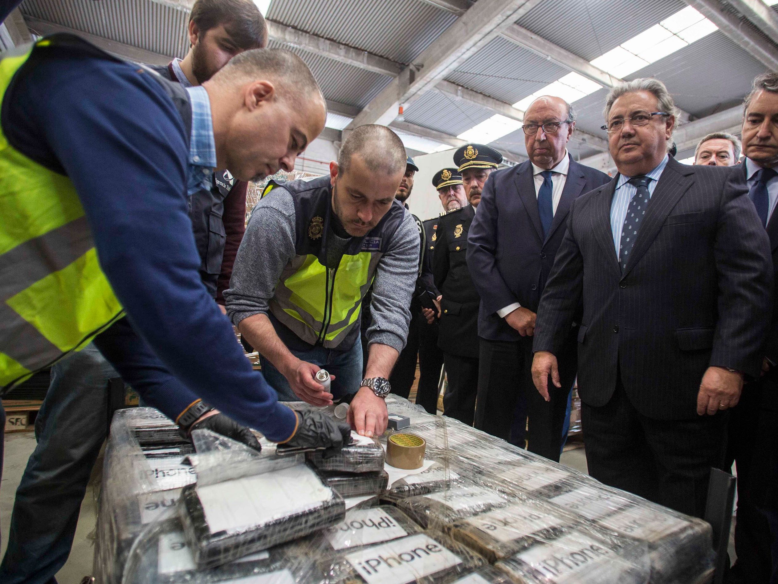 Spain seizes 8.7 tons of cocaine at Algeciras port
