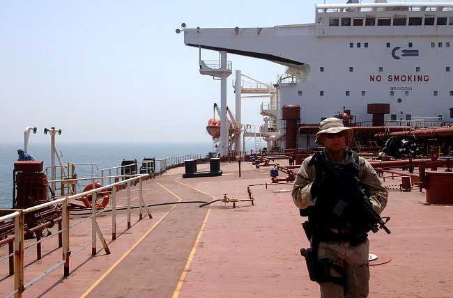 maritime security contract to a foreign firm