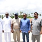 Ambode, Dangote, Otedola tour Lekki free zone
