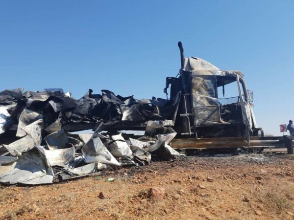 Protesters throw petrol bombs at Zambian trucks in SA