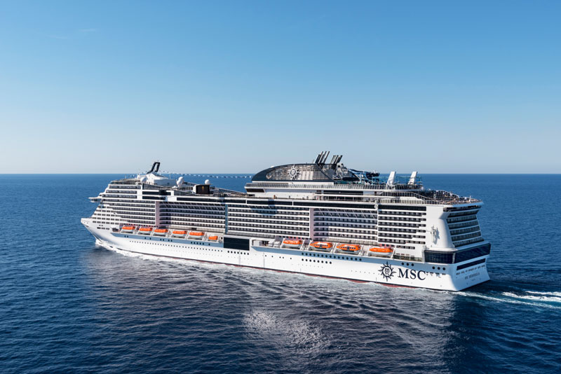 MSC ship crewmember falls overboard