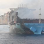 Maersk Honam docks at Jebel Ali three months after fire 