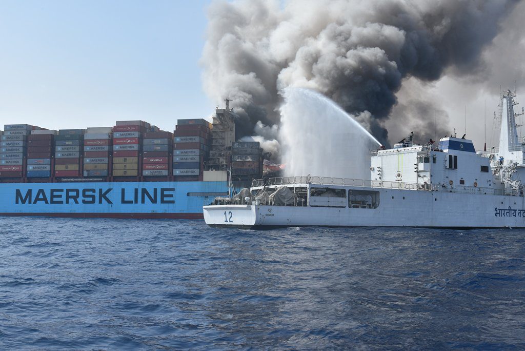Report links decomposition of dangerous cargo to Maersk Honam fire