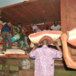 Seme Customs command hands over rice, other relief materials to IDPs