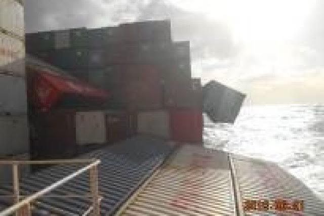 83 containers tumble from ship off Australia 