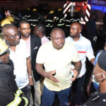 PHOTOS: Ambode visits scene of Lagos tanker fire explosion