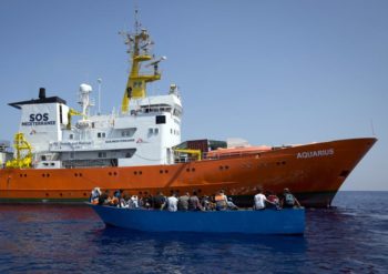 Migrant rescue boat stranded at sea over Italy, Malta standoff