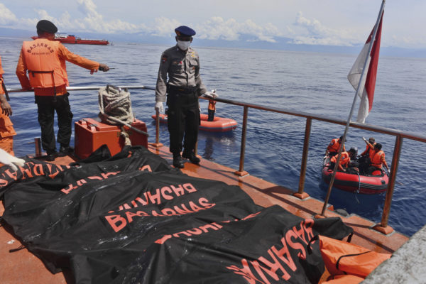 Rescuers search for victims of ferry disaster in Indonesia