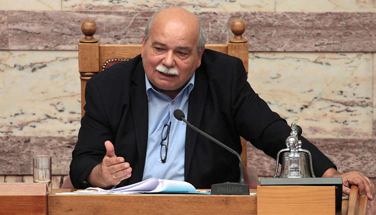 Greek Parliament speaker Nikos Voutsis