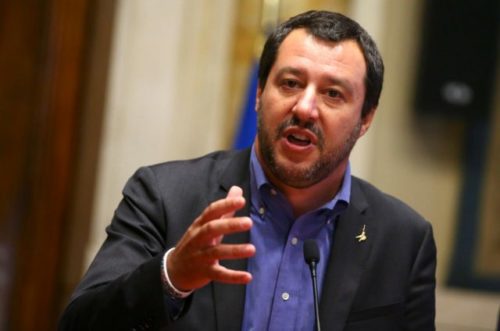 Interior Minister, Matteo Salvini